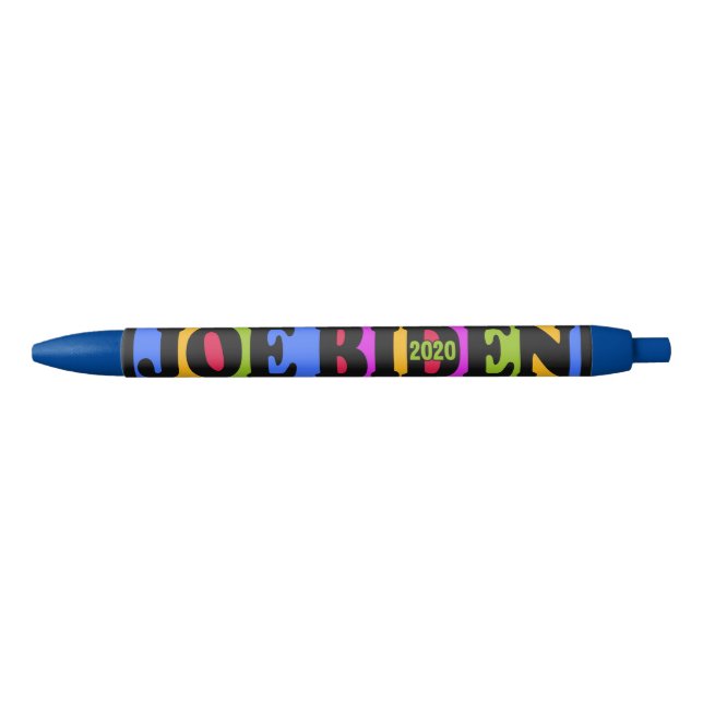 Azul Colorido JOE BIDEN 2020 caneta (Frente)