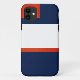 Azul Contemporâneo. Capas de iphone laranja e bran