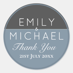 Azul De Aço Obrigado Pelos Padrões / Adesivos De