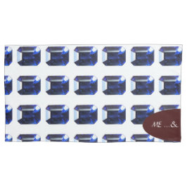 Azul de apphire retangular