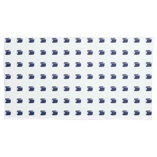 Azul de apphire retangular (Frente-Esquerda)