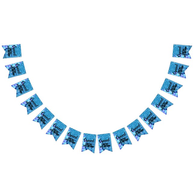 Azul de Bandeira de Aniversário da Surpresa Adulta (Todos)