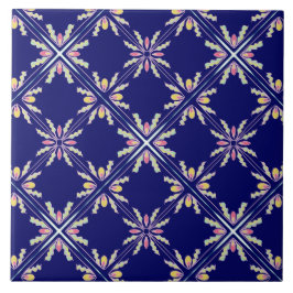 Azul de índigo mediterrâneo espanhol do estilo