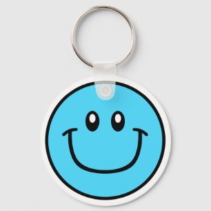 Azul de sorriso 0003 do chaveiro da cara
