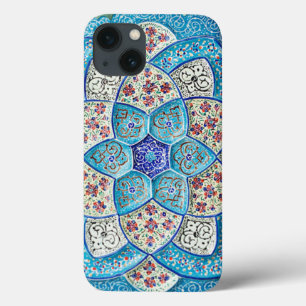Azul de turquesa marroquino tradicional, branco,