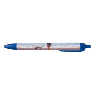Azul Design Personalizado Sua Própria Caneta de Fotogra