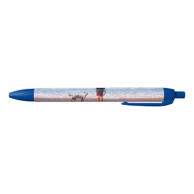 Azul Design Personalizado Sua Própria Caneta de Fotogra (Parte Inferior)