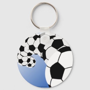 Azul do CHAVEIRO do FUTEBOL
