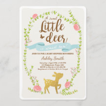 Azul do menino da floresta do convite do chá de