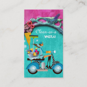 Azul do rosa da menina do patinete do cartão de