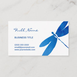 Azul dos cartões de visitas | da libélula da