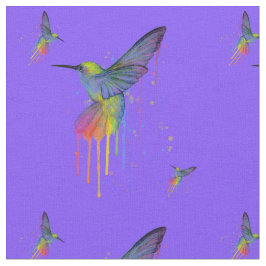 Azul dos colibris e tecido de Brights