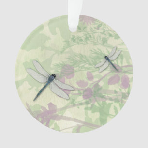 Azul - Dragonflies - Ornamento acrílico