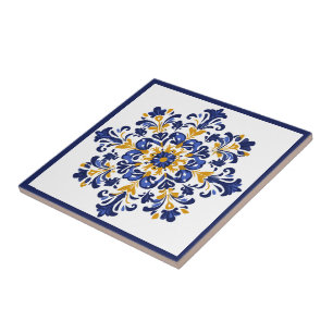 💛 💙 azul e amarelo, Azulejos