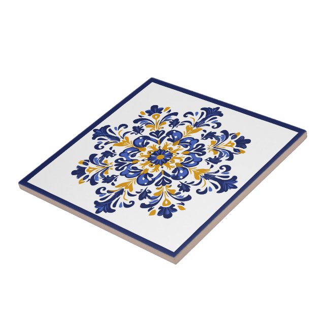 💛 💙 azul e amarelo, Azulejos (Lateral)