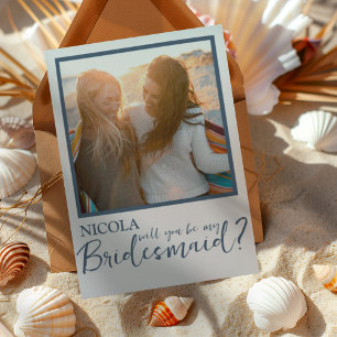 Azul e Branco Modernos Você Será Minha Porta-Voz