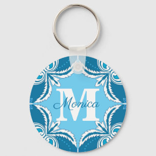 💙 🤍 Azul e Branco Porto Azulejos, Chaveiro