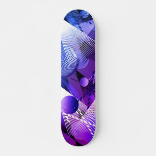 Azul e cinza. Abstração. skate