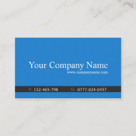 Azul e Cinza Contemporâneos - Cartão de visita