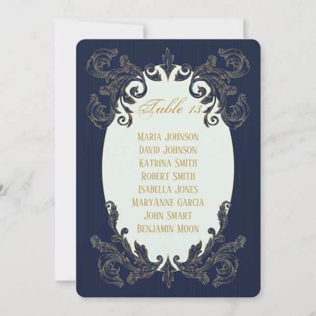 Azul e Dourado - Duplo lado (Frente)