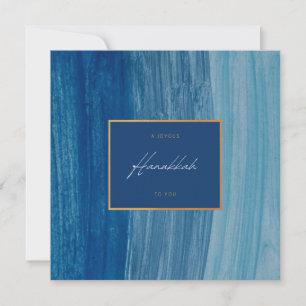 Azul e Dourado Hanukkah