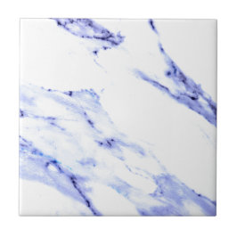 Azul e mármore branco