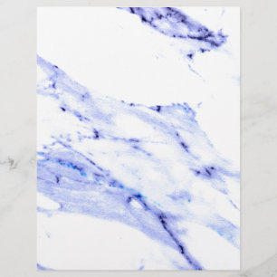 Azul e mármore branco