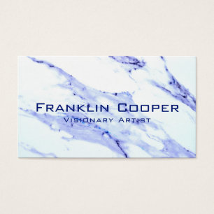 Azul e mármore branco