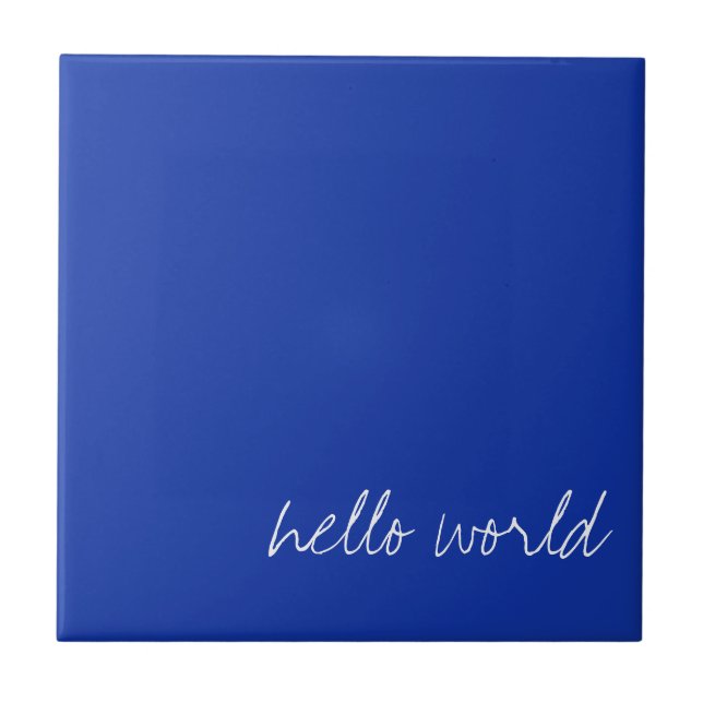 Azul egípcio personalizado (Frente)