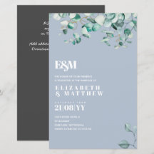 Azul empoeirado  EUCALIPTO Casamento