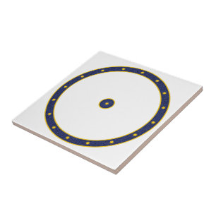 Azul escuro com estrelas Douradas