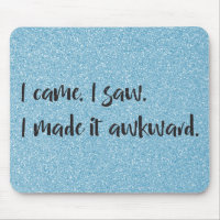 Azul, Eu O Tornei Um Mousepad Enrugado