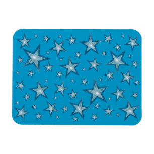 Azul flexível do ímã das estrelas azuis