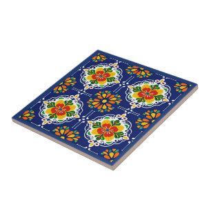 Azul Flor Mosaic