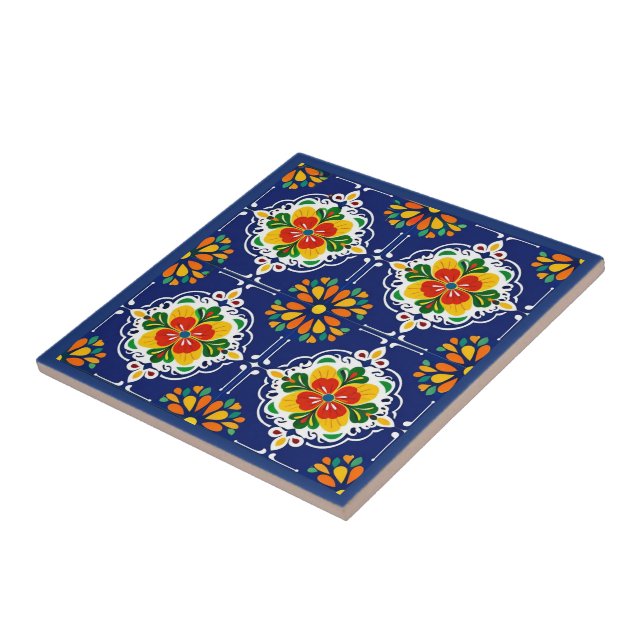 Azul Flor Mosaic (Lateral)