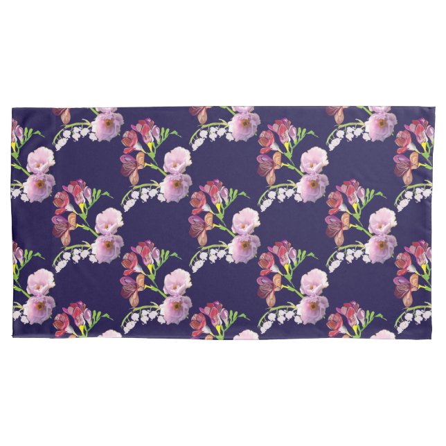 Azul floral (Frente-Esquerda)