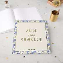 Azul Floral e Creme de Ervilha doce