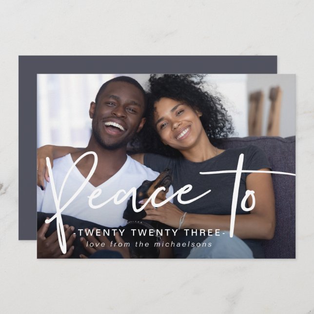 Azul fotográfico de 223 anos de paz (Frente/Verso)