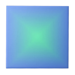 Azul-gradiente de diamante a verde-aquamarina