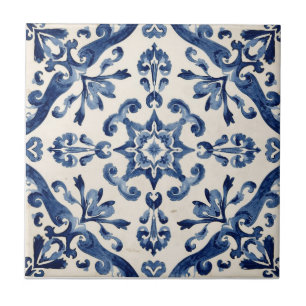 Azul Indigo Azulejo Português Lisboa Talavera