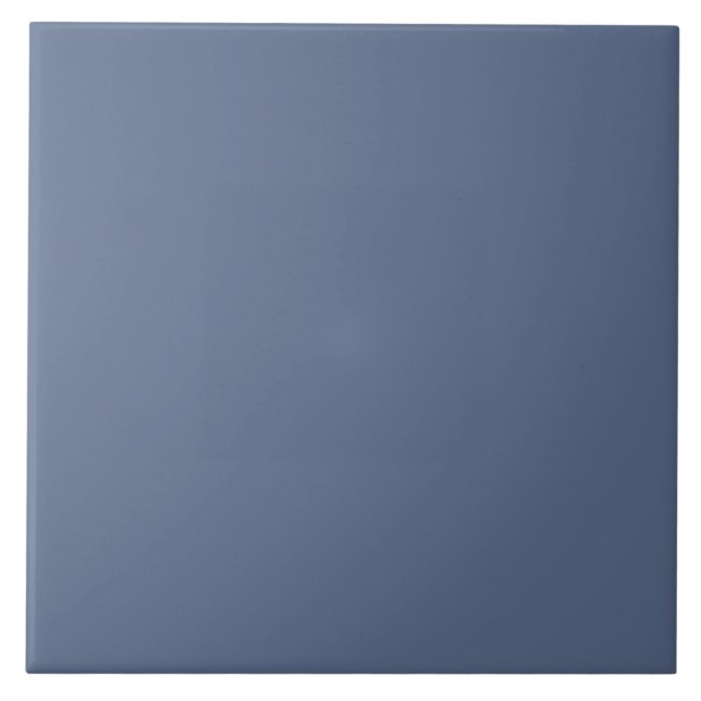 Azul Índigo Claro Simples Sólido (Frente)