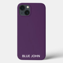 Azul, John roxo, nome cor Case-Mate capas de iphon