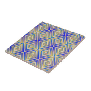 Azul Marinho Alternativo Padrão Diamante
