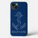 Azul Marinho de ancoragem com espírito náutico (Back)