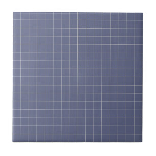 Azul Marinho e Branco Xadrez Minimalista Retro Leg