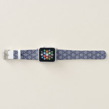 Azul Marinho Oriental Branco Padrão Asanoha Japão