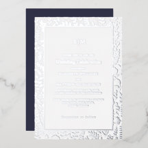 Azul marinho | Silver Elegante Casamento De Luxo R