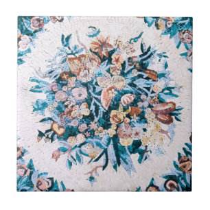 Azul-moçambicano flaoral italiano antigo, antigo r
