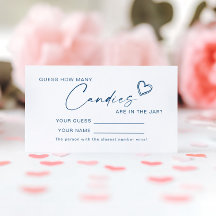 Azul Moderno Quantos Cartões de Jogo de Chá Canais