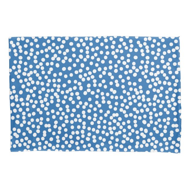 Azul Nebulas com capas travesseiros de Pontos Bran (Frente-Esquerda)